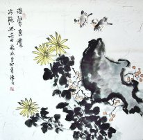 Crisantemo - Chines Pintura