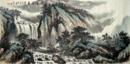 Waterfall - Chinese Painting