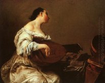 Woman with Lute