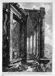 View Of The Peristyle And The Door Of The Temple Of Vesta At Tiv