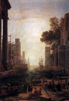 Embarkation Of St Paula Romana At Ostia