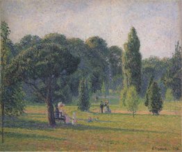 gardens at kew sunset 1892