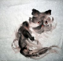 Kat - Chinees Schilderij