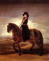 Equestrian Portrait Of Maria Luisa Of Parma 1788