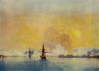 Llegada en la bahía de Sebastopol 1852
