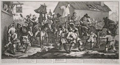 Hudibras rencontre le Skimmington De Hudibras par Samuel Butl