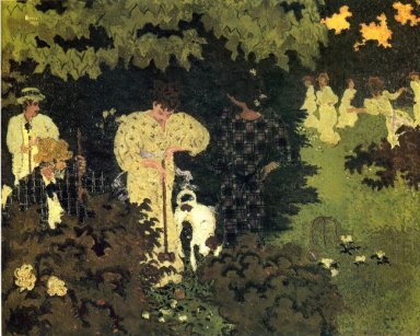 Bij zonsondergang of een spelletje Croquet 1892