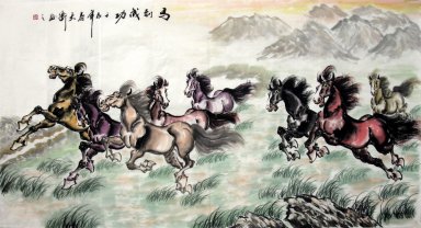 Horse - Chinees schilderij