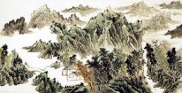 Sebuah Halaman Di Mountain - Lukisan Cina