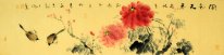 Pivoine & Birds - Peinture chinoise