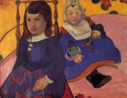 portrait of two children paul and jean schuffneker