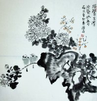 Chrysanthemum - Chines Painting