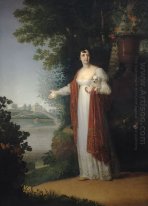 Retrato de D A Derzhavina 1813