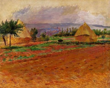 Campo E mucchi di fieno 1885