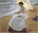 Clothilde Op Het Strand 1904