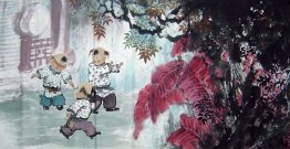 Children - Chinese painting