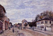 Scène de rue à Marly 1876