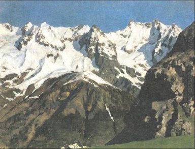 Bergskedja Mont Blanc 1897