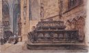 Das Grab von Kaiser Friedrich III in Stephansdom in Wien ein