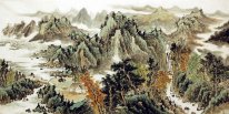 Bergen en water - Chinees schilderij