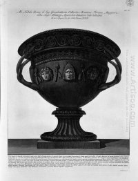 Antique Vase Of Basalt Found On The Quirinal In 1772