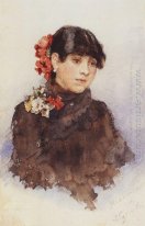 Neapolitan Girl With Flowers In Her Hair