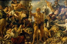 Diogenes Searching For An Honest Man