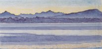 Lake Geneva With Mont Blanc In The Morning Light 1918