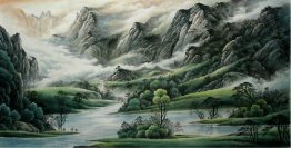 Mountains and Water - Chinese Painting