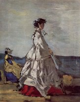 Prinsessan Pauline Metternich On The Beach