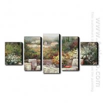 Hand-painted Oil Painting Landscape Landscape - Set of 5