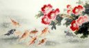 Fisk-Pion - kinesisk målning