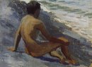 Junge Am Seashore 1895