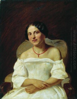 Ritratto di donna in bianco