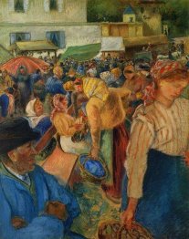 poultry market pontoise 1892