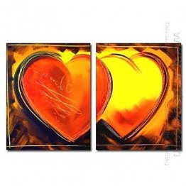 Hand-painted Oil Painting Abstract Oversized Wide - Set of 2