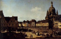 View Of The New Market Place In Dresden From The Moritzstrasse 1