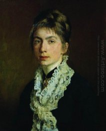 Portrait Of M P Shevtsova Wife Of A Shevtsov 1876