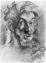 Old Faun Self Portrait 1909