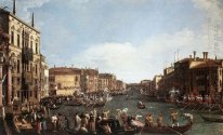 Een regatta op het canal grande 1732