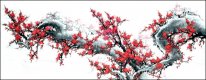 Plum Blossom (Besar) - Lukisan Cina