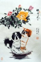 Hond - Chinees schilderij