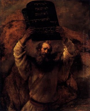 Moses Smashing tabletsna av lagen 1659