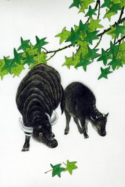 Cow - Chinees schilderij