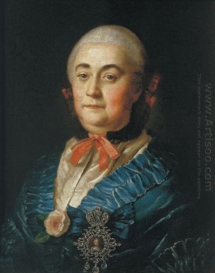 Retrato de la Señora en esperar A.M.Izmaylova