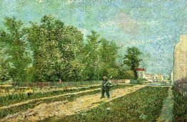 Man With Spade In A Suburb Of Paris 1887