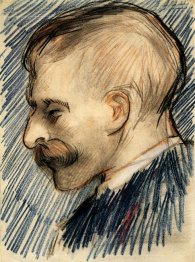 Head Of A Man Possibly Theo Van Gogh 1887