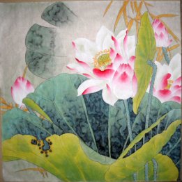 Lotus - peinture chinoise