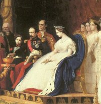 Napoléon III, Eugénie et de leur fils pour l'adoption siamois Am