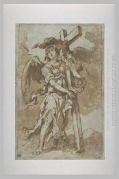 Angel Carrying The Cross 1660